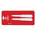 Mundial SCW5670 3-Inch Narrow Clam Knives, Set of 2, White