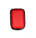 Waterproof Red Camera Hard Case for Kodak EasyShare M530 M575 C123 C182 C195 Casio EXILIM H5,Z2000,Fuji finepix AV200 AV105 AV130 Z700 Z800 AX280 F80,Samsung PL200 PL150 PL80 ES71 ES70 ST1000,Sony W320 W350 W380 TX5, Nikon L22,L23,S3100,Panasonic Lumix FS35,FS16 and other compact slim digital cameras.