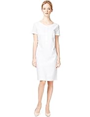 Autograph Pure Cotton Embroidered Spotted Dress