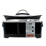 IMAGE OF Jarden Crock Pot 6 Qt Slow Cooker Black/stainless Steel High Quality Excellent Performance