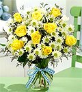 Same Day Flower Delivery 1-800-FLOWERS Sweet Baby Boy Arrangement