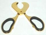 Gold Plated Cigar Scissor Style Cutter