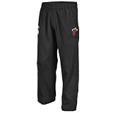 adidas Miami Heat Black On-Court Warm-Up Pants (Large)