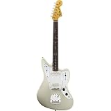 Fender 116400705 Johnny Marr Jaguar Electric Guitar, Olympic White