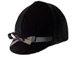 Equestrian Riding Helmet Cover - Black Velvet
