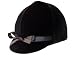 Equestrian Riding Helmet Cover - Black Velvet