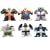 Ben 10 Sumo Slammer Battle Set 1: Heatblast, Ripjaws, Upgrade, XLR8, Greymatter, Vilgax