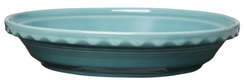 Fiesta 10-1/4-Inch Deep Dish Pie Baker, Turquoise