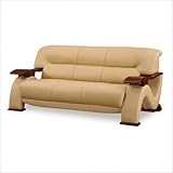 IMAGE OF Bundle-03 Sherman Bonded Leather Sofa (Set of 2) Color: Cappucino, Leather: Ultra Bonded Leather - GREAT VALUE