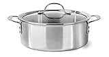 UPC 016853055050 product image for Calphalon 1818095 Tri-Ply Stainless Steel Dutch Oven with Cover, 5-Quart | upcitemdb.com