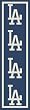 Los Angeles Dodgers 2'1" x 7'8" Premium Runner Rug