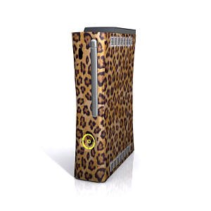 Childrens Toyshop  Video Games : Xbox 360 Complete skin with matching Controller Skin - Leopard Print  