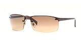 RAY BAN 3276 014 13 BROWN GRADIENT RIMLESS SUNGLASSES by