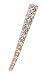 Apparel : Hair Clip - Banana Style ~ Clear AB Crystals (77)