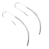 Sterling Silver Slope Earring