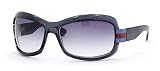 Gucci - GUCCI 2901/STRASS 0DMB 44 BLUE OPAL FRAME DARK GRAY GRADIENT LENS RHINESTONES PLASTIC SUNGLASSES.