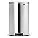 Brabantia Pedal Bin FlatBack, for Paper, Plastic/ Stainless Steel Matt, 40l, 482021