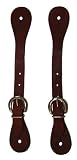 Abetta Latigo Saddle Leather Spur Straps
