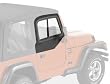 Bestop 51787-15 Black Denim Upper Door Slider for Factory Top