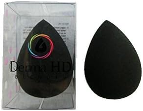 Derma HD's Blender Make up Beauty Sponge, Black, Latex Free Professional Quality, Great Gift, For Powders, Creams and Liquids, Flawless Skin