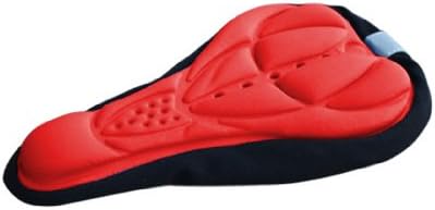 WantDo Outdoors Cycling Mountain Bike Bicycle 3D Memory Foam Saddle Bicycle Saddle(Red)