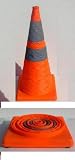 Buy 28 Collapsible Traffic Safety Cone with High Visibility LED Flasher, Car, Truck... by Import