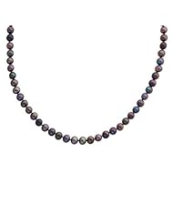 Black 7-8mm Freshwater Cultured Pearl Strand - 16"