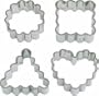 Wilton Crinkle Shapes Paper Candy/Lollipop Sticks and Cut-Outs