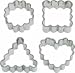 Wilton Crinkle Shapes Paper Candy/Lollipop Sticks and Cut-Outs