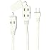 Axis 45502 3-Outlet White 6' Indoor Extension Cord
