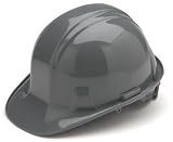 Pyramex Gray Cap Style 4 Point Ratchet Suspension Hard Hat