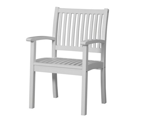 Siena Garden Sessel Kadina,w weiss L 60 x B 59 x H 90 cm Akazienholz Preisvergleich
