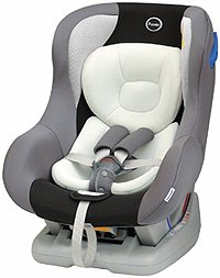 【夏のおでかけセット】サンシェード２+グリップイット付！　パミオウーノ チャイルドシート　ボニートグレー