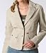 Lederblazer von his Wildleder in sandfarben