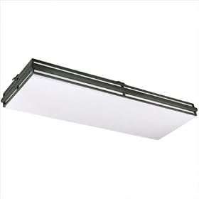 New Fluorescent Flush Mount in Bronze Florentine by Thomas Lighting