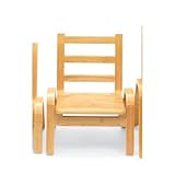 9" Naturalwood Collection Kids' Chair (Natural) (22.5"H x 16.5"W x 12.75"D)