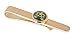 Gold plated tie slide with legal symbol scales of justice. Made in the U.S.A. With presentation box