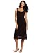 Jones New York Women's 2 pc Light Sweater Tank Dress, Brown, Medium