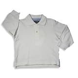 E-Land - Boys Long Sleeved Polo Shirt, White