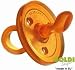 Natursutten All-Natural Rubber Orthodontic Pacifier, 0-6 months