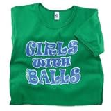 Kapoo Girls With Volleyballs Green Tee