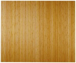 4 in. Slat 60 in. with Bamboo Roll-Up Chair Mat (Natural) On Sale