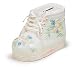 Baby Girl Shoe Shape Piggy Bank With Satin Laces Wonderful Baby Shower Gift