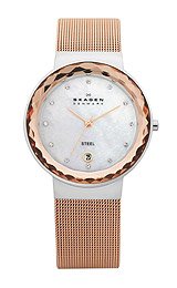 Skagen 3-Hand with Glitz Steel Mesh Women's watch #456LSR
