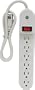 GE 55253 Power Strip, 6 Outlet Circuit Breaker Protection (White)