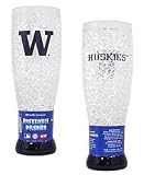 Washington Huskies Crystal Pilsner Glass