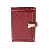 【現品限り】LOUIS VUITTON(ルイ ヴィトン) スハリ 手帳カバー イニシャル入り 赤 R21057 【中古SA】 LOUIS VUITTON 手帳