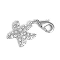 Charms Anh�nger f�r Bettelarmband Seestern mit Strass