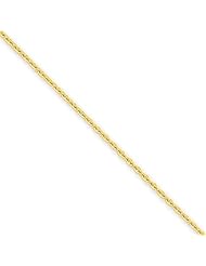 2mm, 14 Karat Gold, Cable Chain - 24 inch