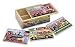 Melissa & Doug 4 WOODEN JIGSAW PUZZLES IN A BOX - VEHICLES